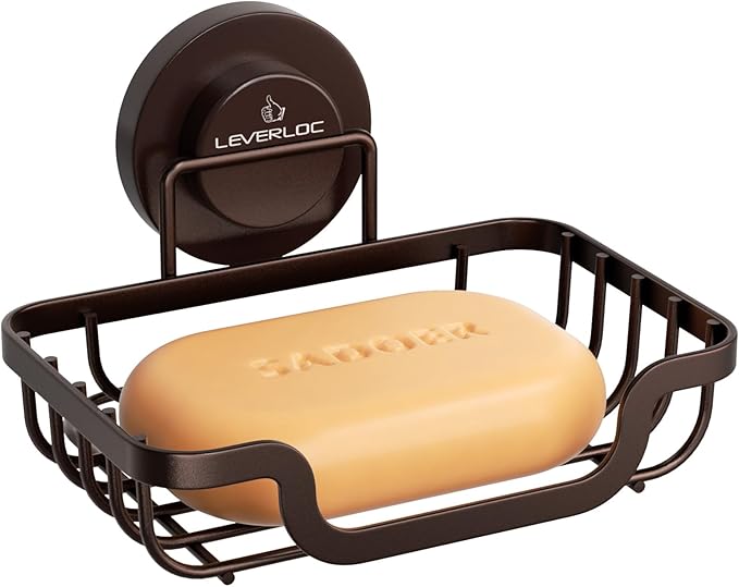 LEVERLOC Soap Dish, Soap Bar Holder by LEVERLOC