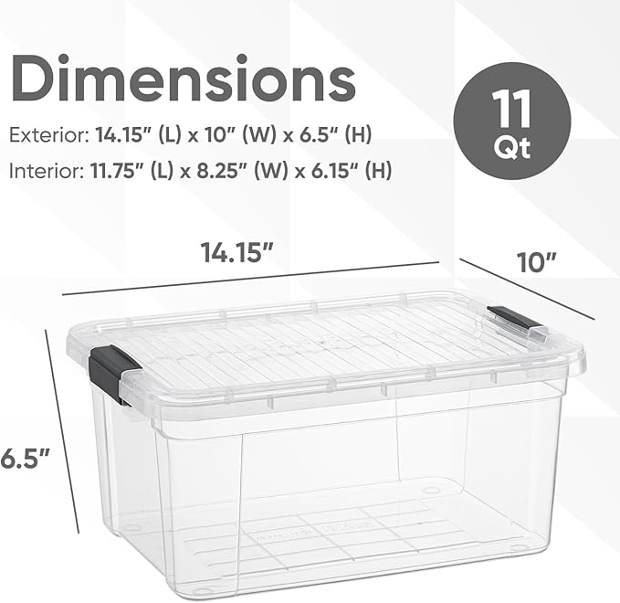 Superio Storage Bins with Lids - Image 2