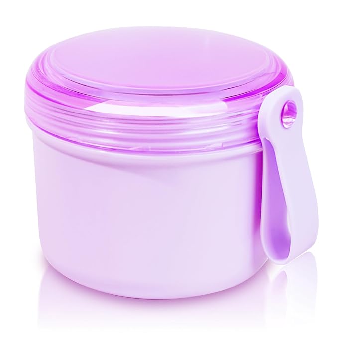 Large Denture Case, No-Leak Denture Container Cups by Uouovo