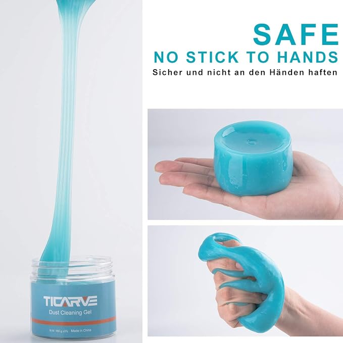 TICARVE Cleaning Gel for Car Detail Tools Car Cleaning Automotive Dust Air Vent - Image 8