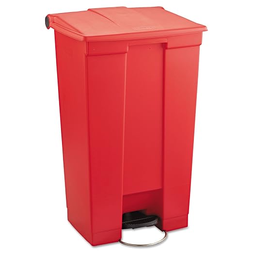 Rubbermaid Commercial Products Slim Jim Front Step On Trash Can, Hands-Free by RubbermaidCommercialProducts