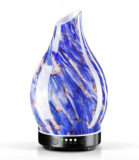 Porseme 150ml Essential Oil Diffuser Glass Color Changing Aroma Air Diffusers by Porseme