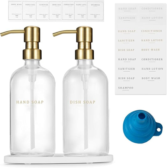 Glass Soap Dispenser by Eggs+sound
