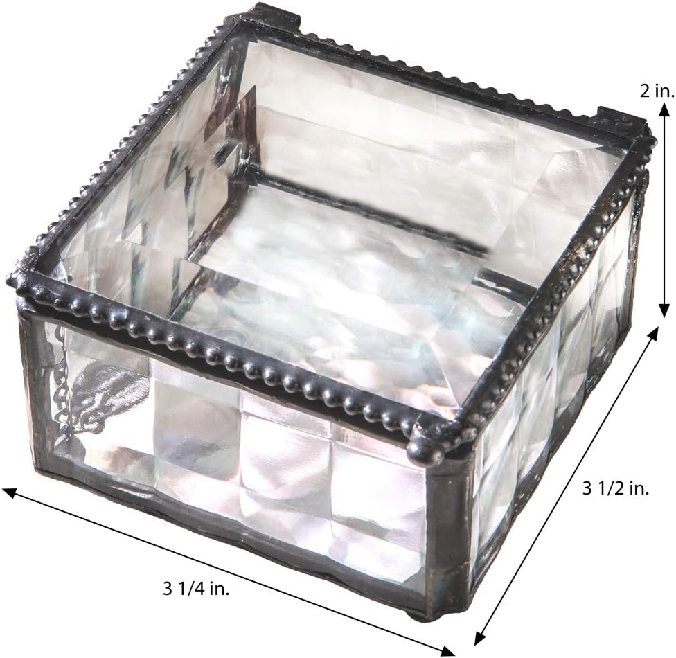 Personalized Jewelry Box Decorative Vanity Display Case Storage Organizer Kee...