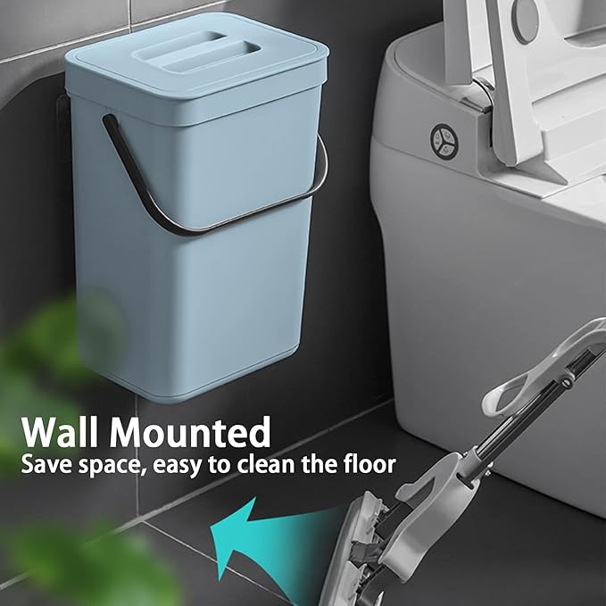 stonespace Compost Bin Kitchen, Under Sink Compost Bin Indoor Sealed, 3.2 - Image 5