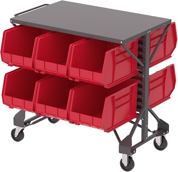 Akro-Mils 30260 AkroBins Plastic Storage Bins, Space-Saving Stackable Bins - Image 6