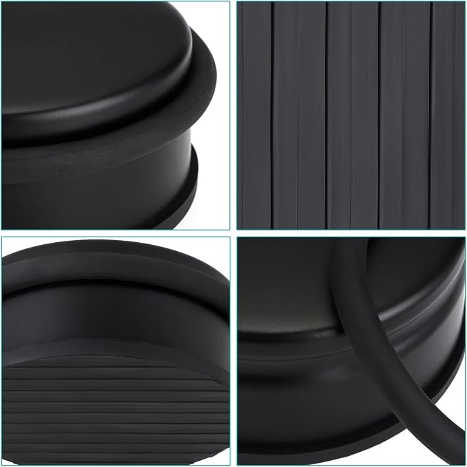 Sumnacon Heavy Duty Floor Door Stopper No Drill, Durability Stainless Steel - Image 4