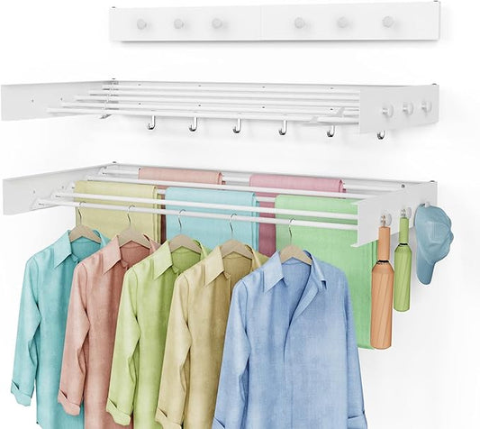 Drying Rack Clothing, Clothes Drying Rack Wall Mounted, Laundry Drying Rack by Unknown