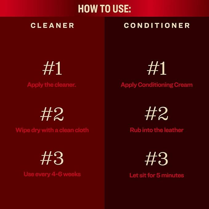 Tanner's Preserve Leather Cleaner & Conditioner Duo Pack, Rejuvinates & - Image 3