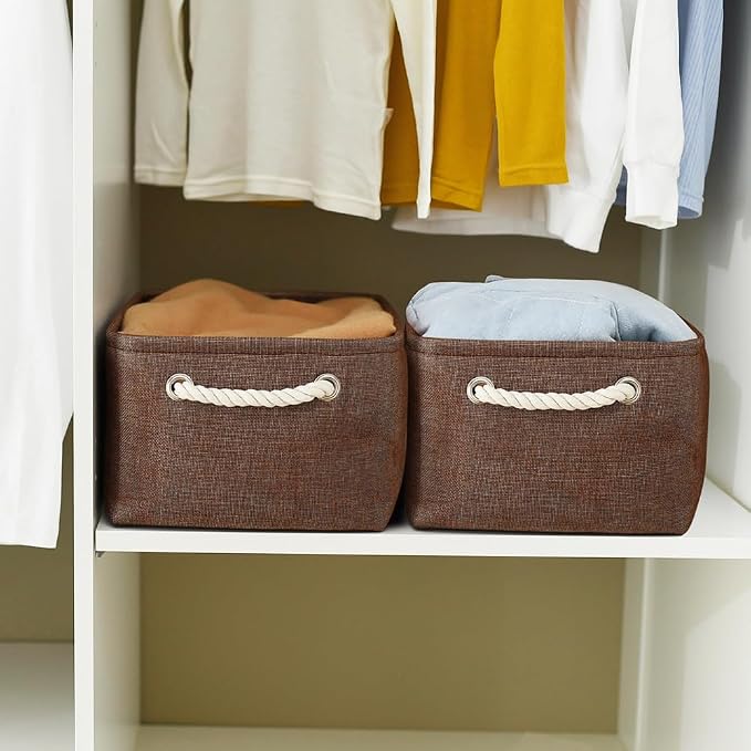 WarmHome Fabric Storage Bin Shelf Basket - Image 2