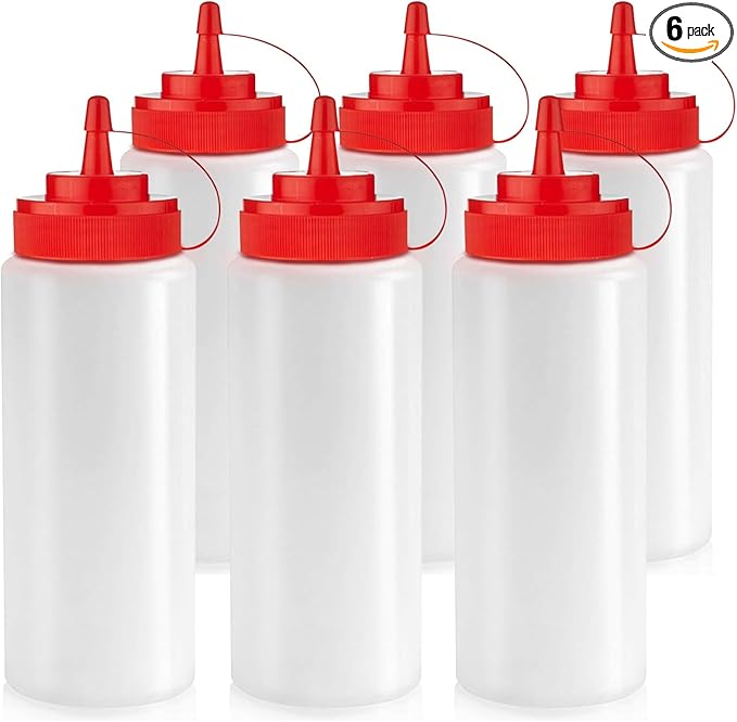 Norcalway 16 oz Condiment Squeeze Bottles by NorcalwayLLC