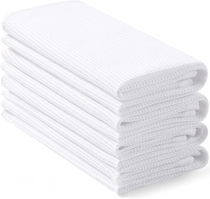 Homaxy 100% Cotton Waffle Weave Kitchen Towels by Homaxy