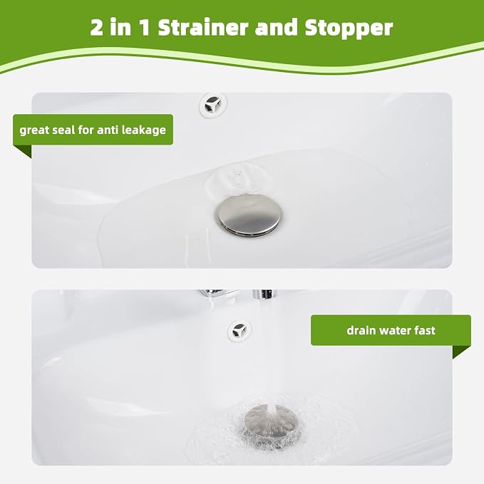 Universal Bathroom Sink Drain Strainer Hair Catcher Upgraded - Image 5