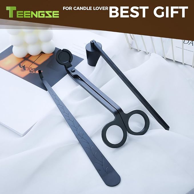 3 in 1 Candle Accessory Set, Candle Wick Trimmer, Candle Wick Snuffer, Candle - Image 5