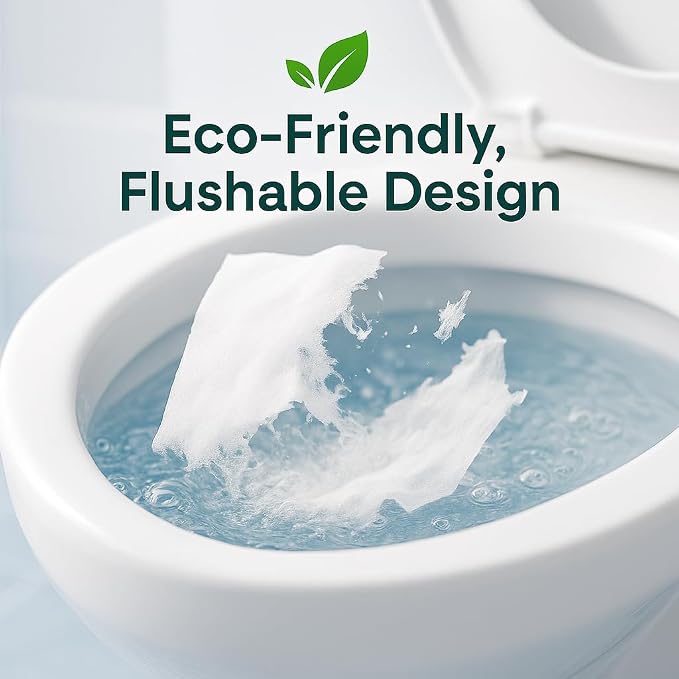 Individually Wrapped XXL Toilet Seat Covers Disposable Flushable - Image 4