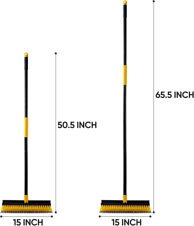 Yocada Double-Sided Floor Scrub Brush Triangle Brush Corner Crevice Cleaning - Image 3