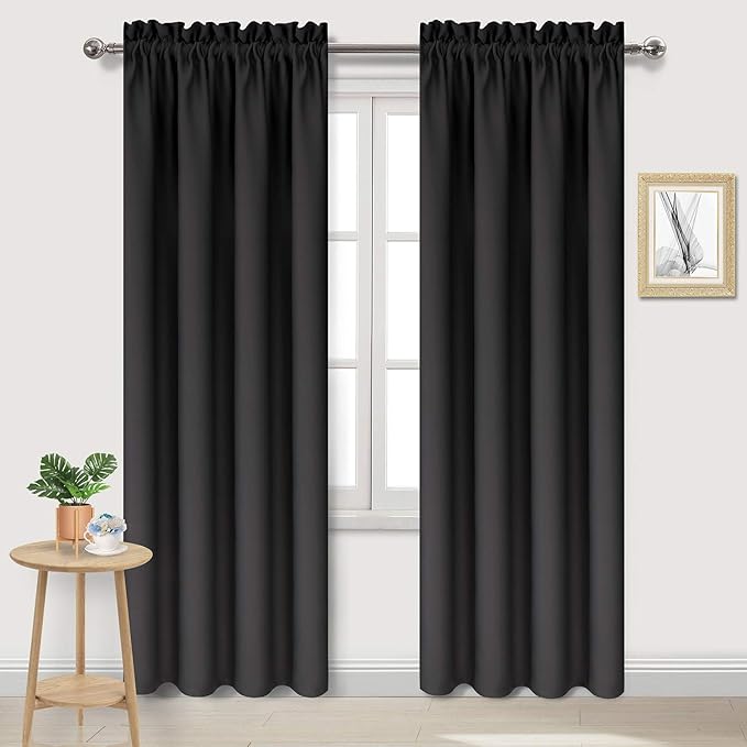 DWCN Blackout Curtains for Bedroom – Thermal Insulated Room Darkening Drapes by DWCN