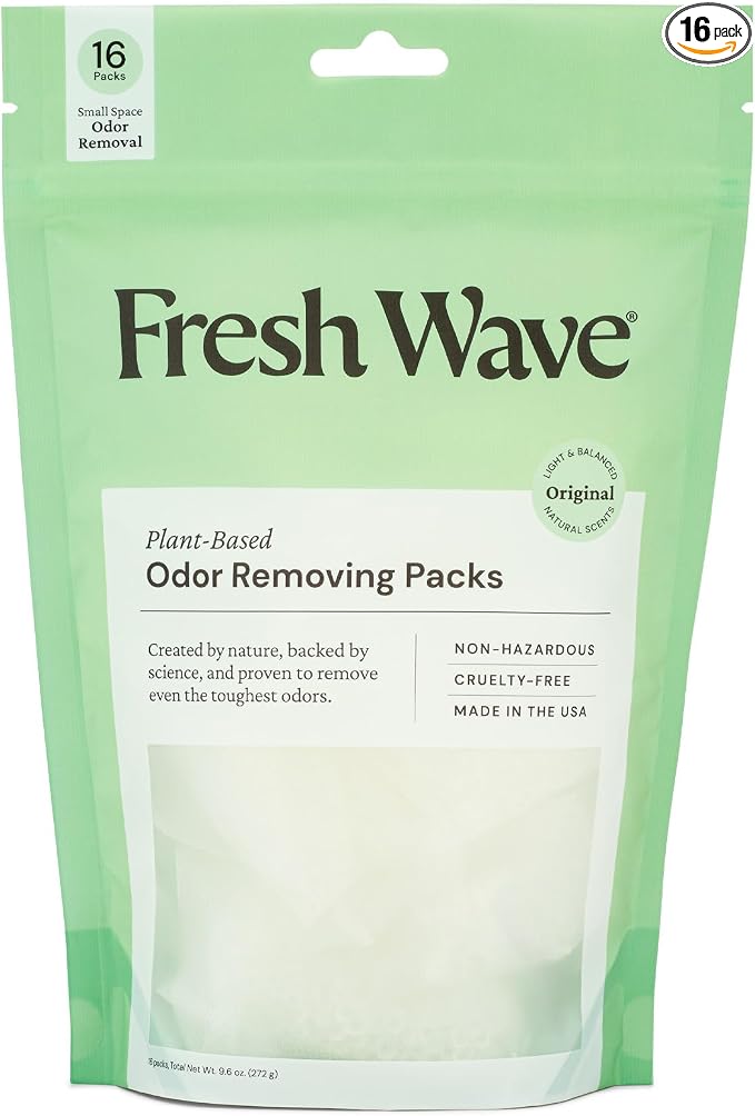 Fresh Wave Odor Eliminating & Deodorizing Packs | Bag of 16 by FreshWave