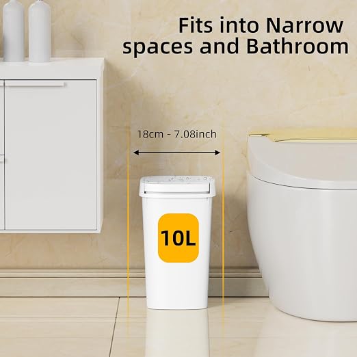 3 Pack Bathroom Small Trash Can - Image 3