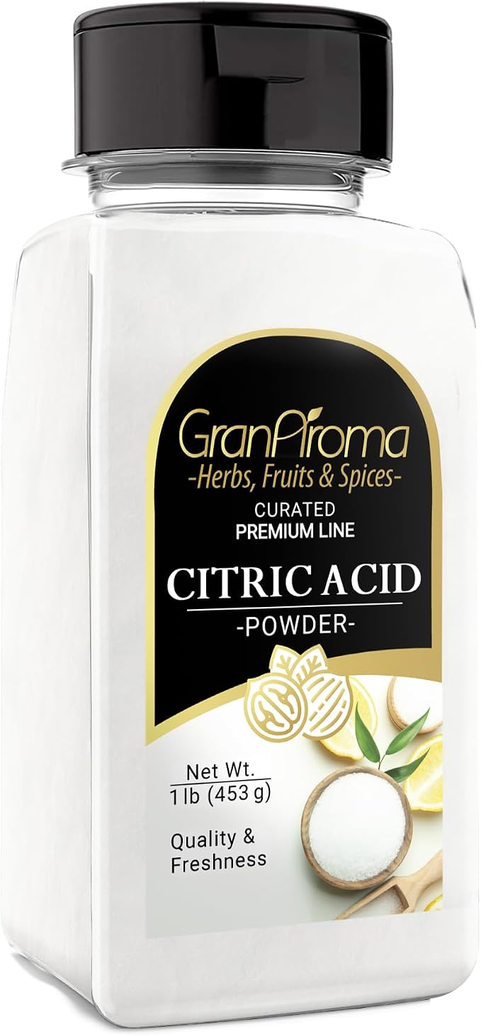GranAroma Citric Acid, Food Preservative, Baking & Cleaning by GranAroma