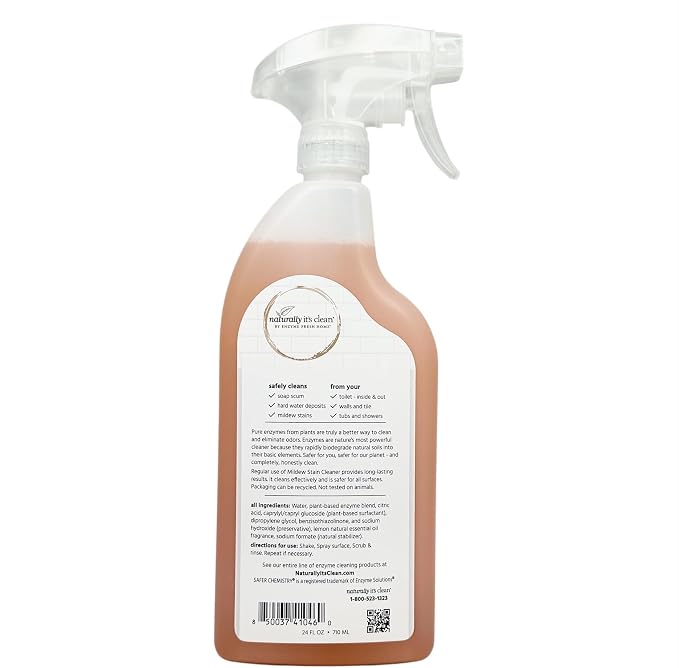 naturally it's clean Bathroom Cleaner | Toilet, Shower & Sink | Plant-Based - Image 2