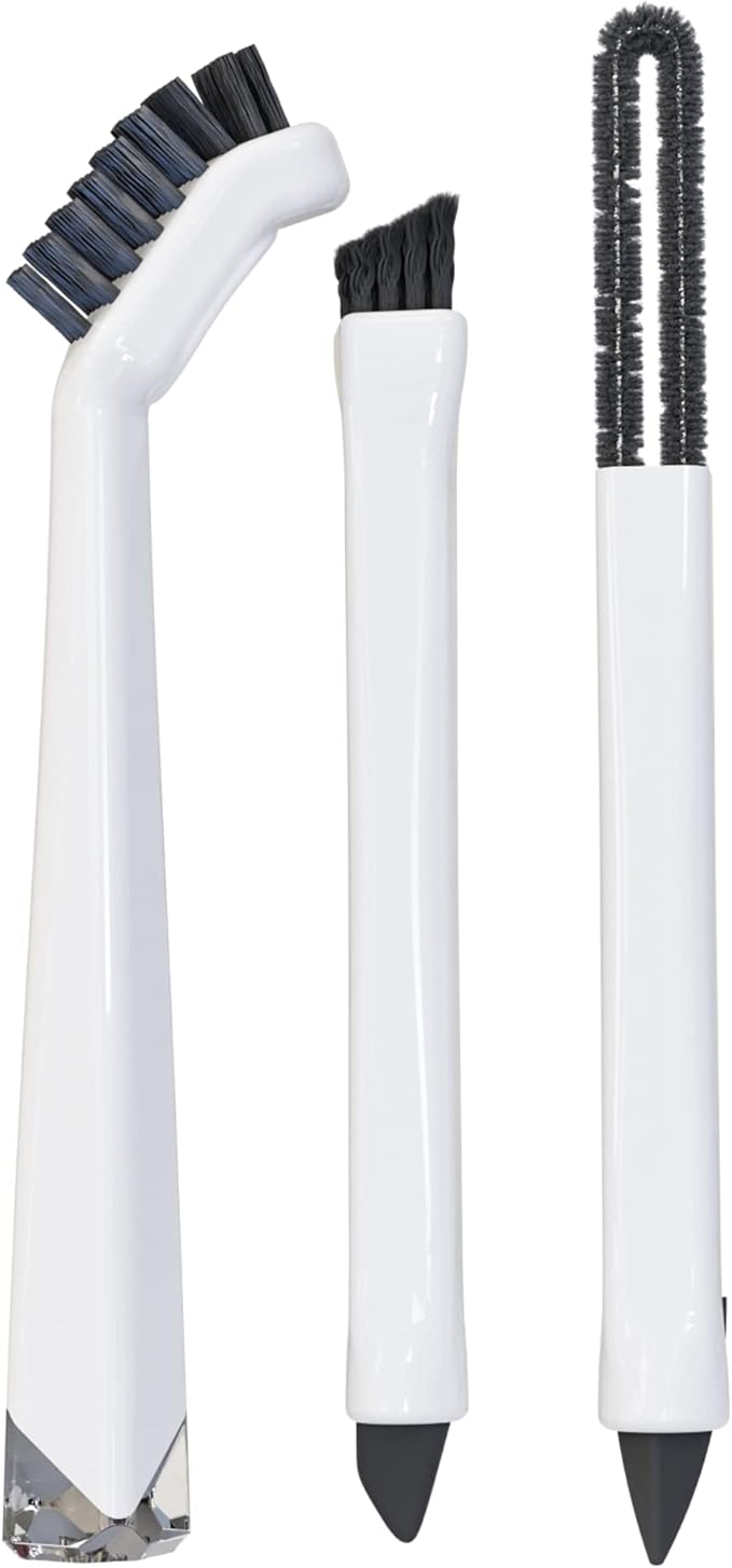 Small Cleaning Brush Set 3pcs—Crevice Brushes by TheCrownChoice