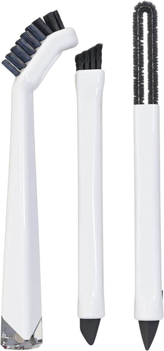 Small Cleaning Brush Set 3pcs—Crevice Brushes by TheCrownChoice