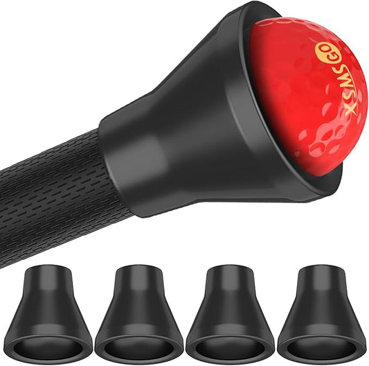 4pcs Golf Ball Retriever, Quick-Install Golf Ball Picker Upper Tool, Durable by XSMSGO