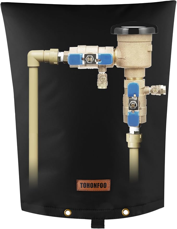TOHONFOO Backflow Preventer Pipe Insulation Cover by TOHONFOO