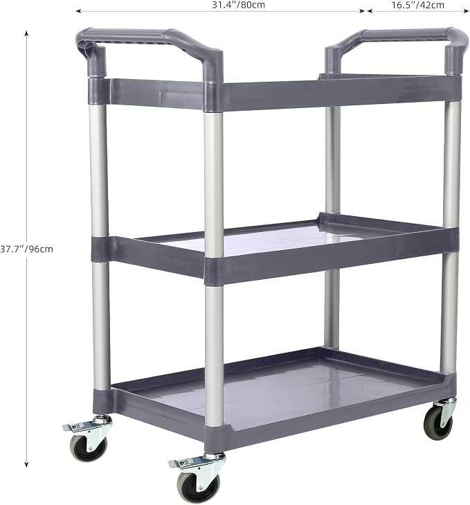 3-Tier Utility Rolling Cart - Image 7