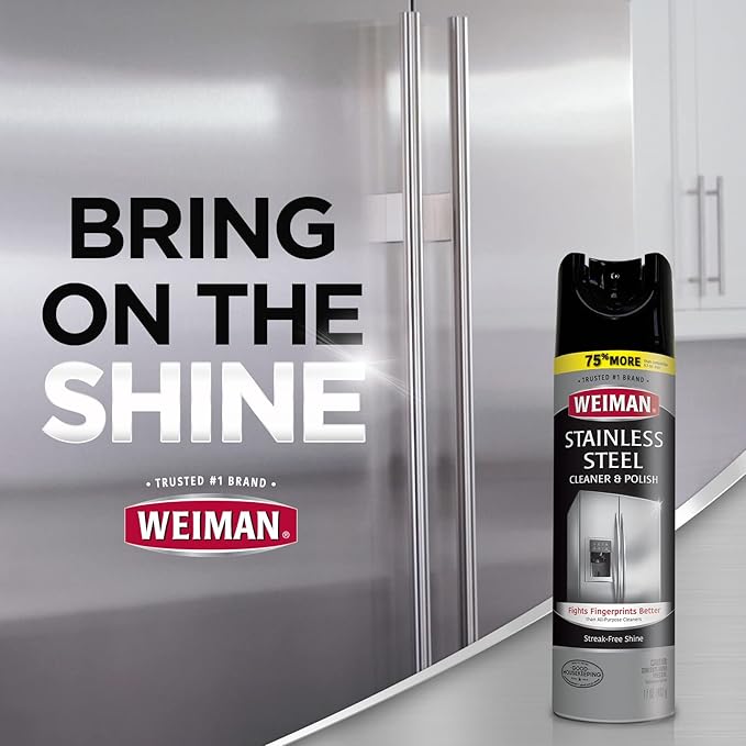 Weiman Stainless Steel Cleaner & Polish Streak-Free Shine - Image 9