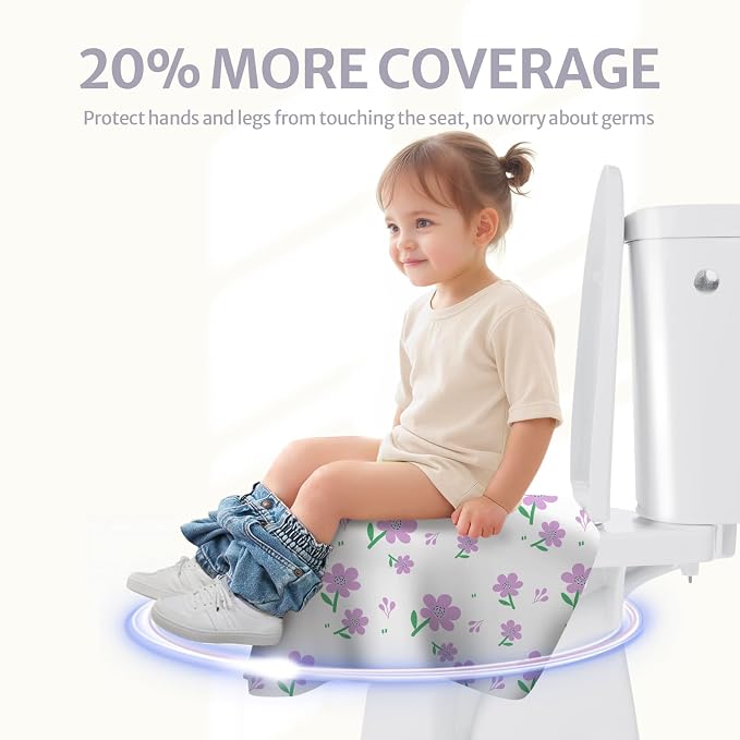 Blissful Diary 20 Pcs Toilet Seat Covers Disposable - Image 2