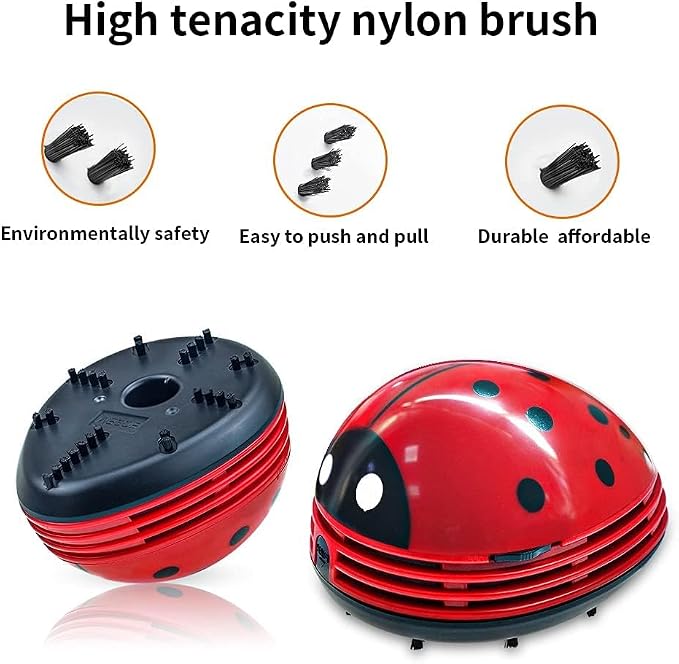 E ECSEM Mini Portable Handheld Cordless Tabletop Crumb Sweeper Desktop Dust - Image 6