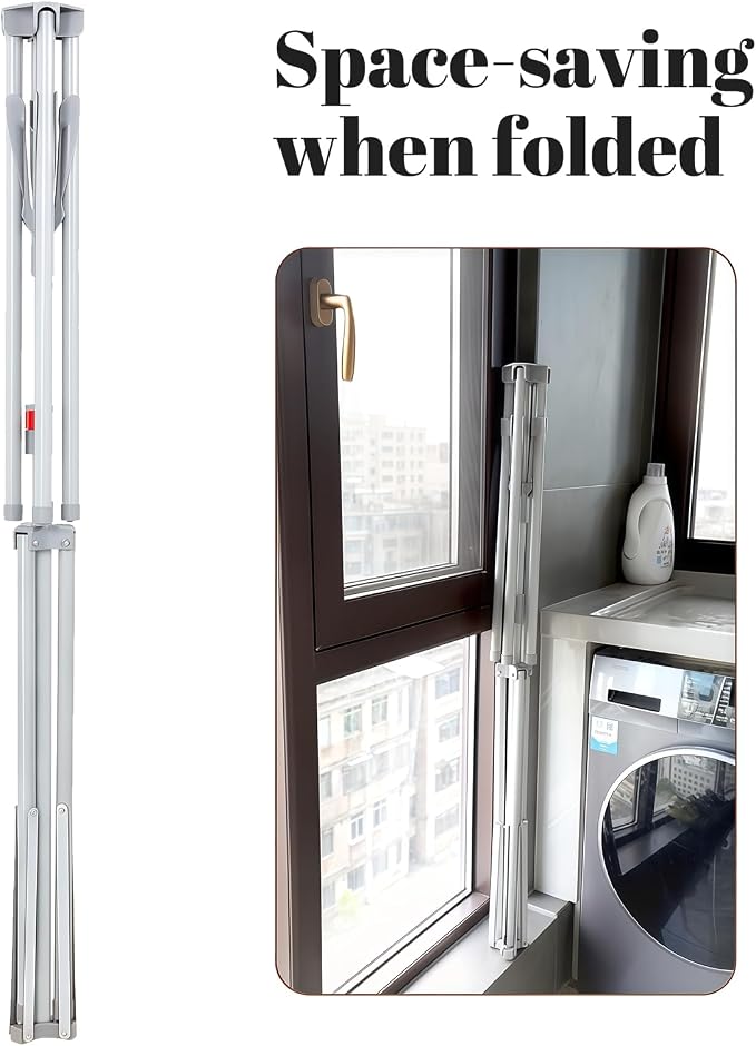 Clothes Drying Rack ​Foldable & ​Collapsible Drying Racks Large Capacity ​Space - Image 8