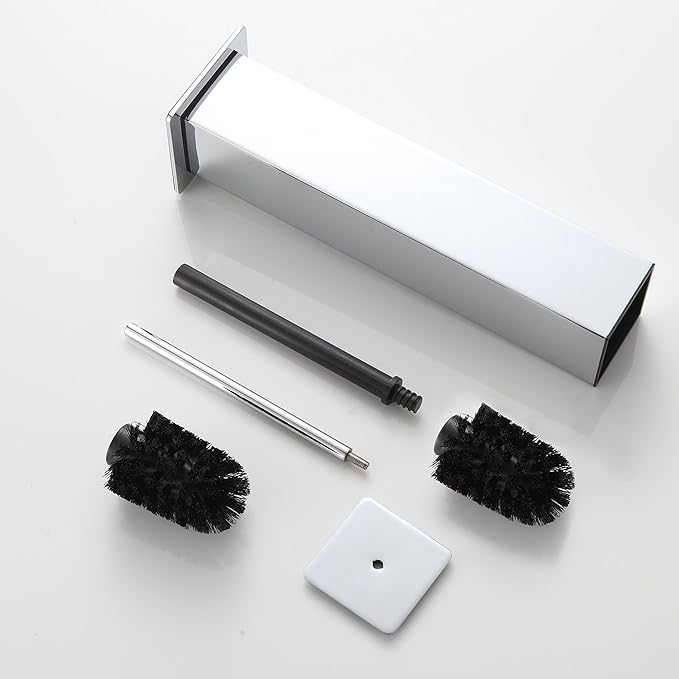 Chrome Toilet Brush and Holder, Toilet Bowl Brush - Image 5