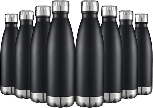 HASLE OUTFITTERS 17oz Stainless Steel Water Bottles Bulk, Vacuum Insulated by HASLEOUTFITTERS