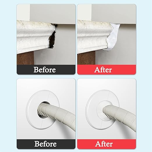 Waterproof Duct Seal Repair Sealing Clay 4 Pack White Moldable Silicone Putty - Image 2