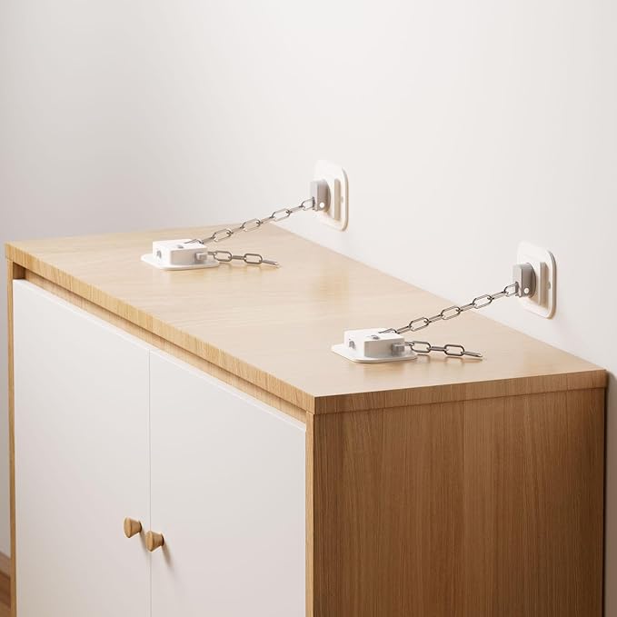 YEYA Anti-Tip No Drill Furniture Anchor - Image 3
