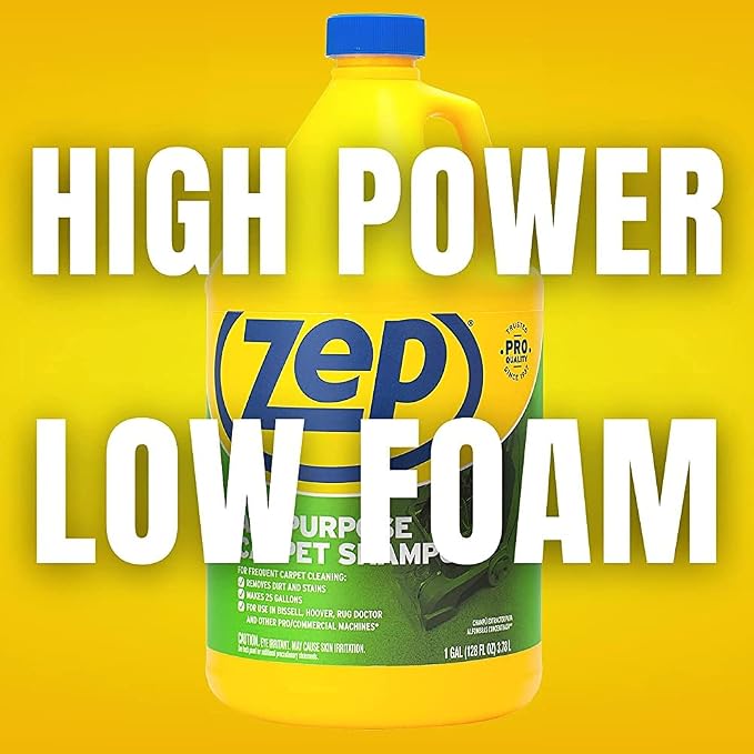 Zep All-Purpose Carpet Shampoo Concentrate Cleaner - Image 9