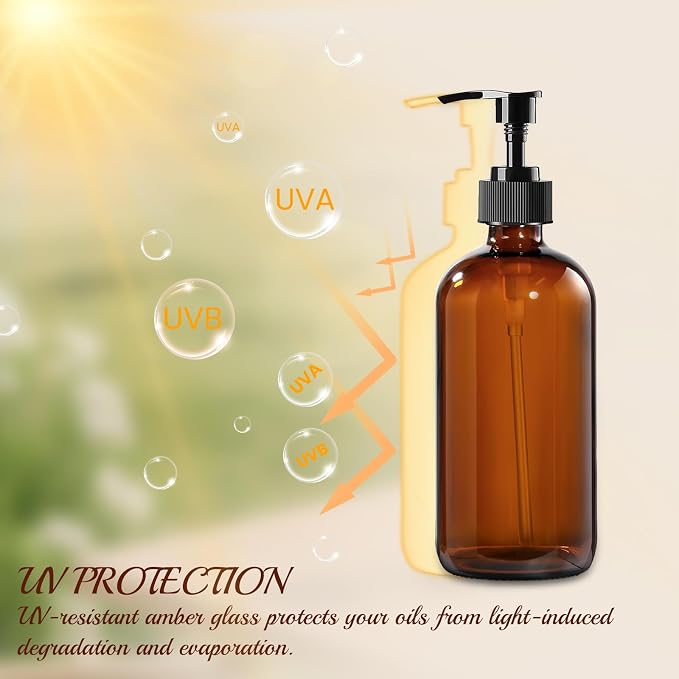 12 Pack Amber Glass Bottles 8oz - Image 7