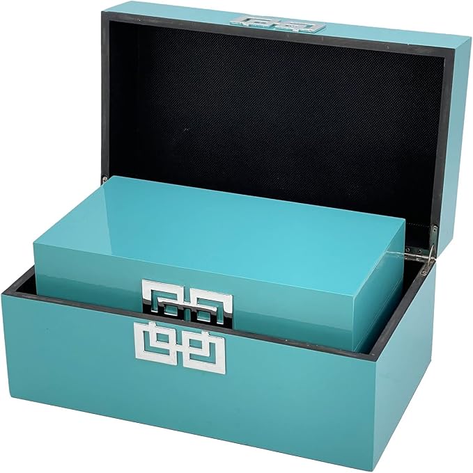 Galt International Large & Small Decorative Storage Box w/Hinged Lid by GaltInternational