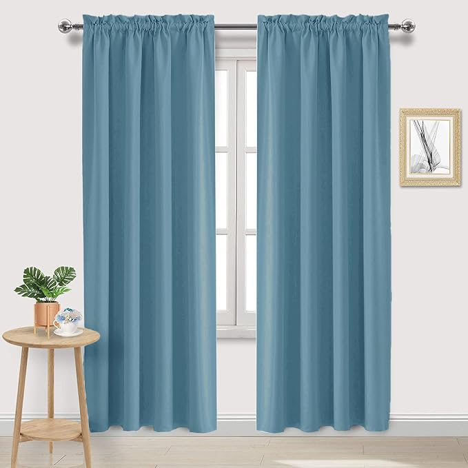 DWCN Blackout Curtains for Living Room Thermal Insulated, Energy Saving & Noise by DWCN
