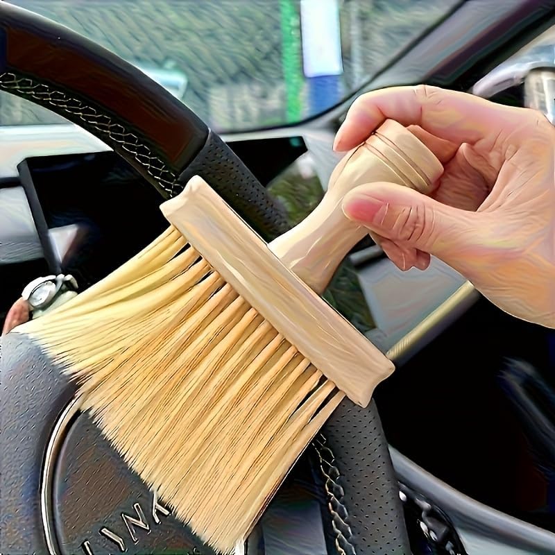 A Versatile Manual Dusting Brush Suitable for Living Rooms, Bedrooms, Car Interiors, and Windowsills - a Plastic Household Cleaning Tool that Requires No Electricity