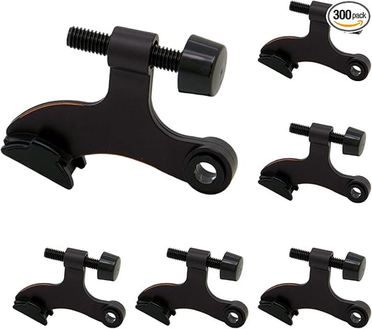6 Pack Hinge Pin Oil Rubbed Bronze Door Stopper, Adjustable Heavy Duty Hinge by SUNTAI