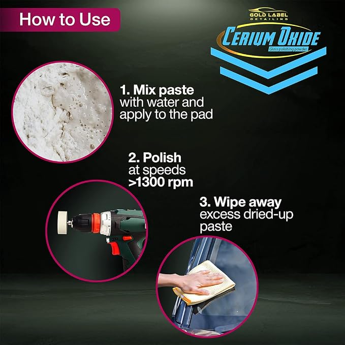 Optical Grade Cerium Oxide 8oz Glass Repair Powder | Glass Window and - Image 4