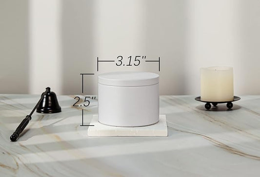Aroparc White Candle Tins - 8oz - Image 2