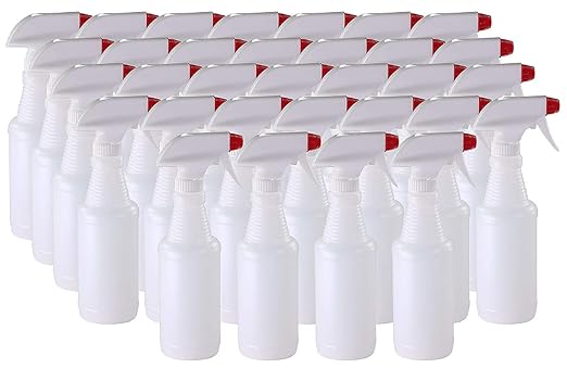 Pinnacle Mercantile Plastic Spray Bottles Leak Proof Technology Empty 16 oz by PinnacleMercantile