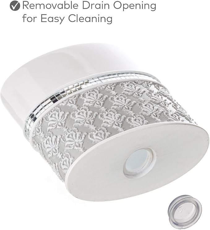 Creative Scents Mirror Damask Toothbrush Holder - Image 5