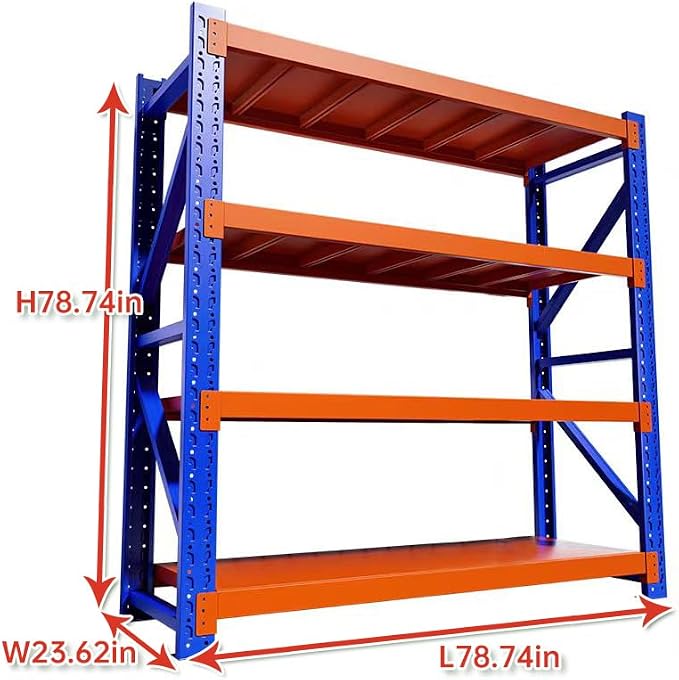 Industrial Metal Storage Shelves - Image 3