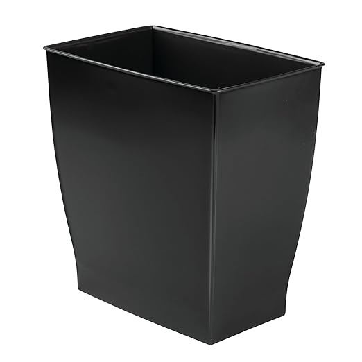 iDesign Small Bathroom Trash Can, Made in USA by iDesign